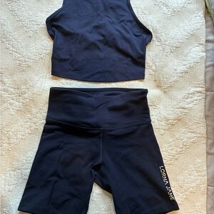 Lorna Jane Navy Kids Shorts